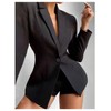 SweatyRocks Women's 2 Piece Outfits Long Sleeve Button Blazer and