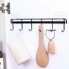 Qinsky Kitchen Utensil Hangers with 6 Hooks,2pcs Wall Mount Utensil
