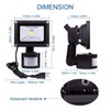 Z Motion Sensor Flood Lights Outdoor,10W Induction LED Lamp, IP65