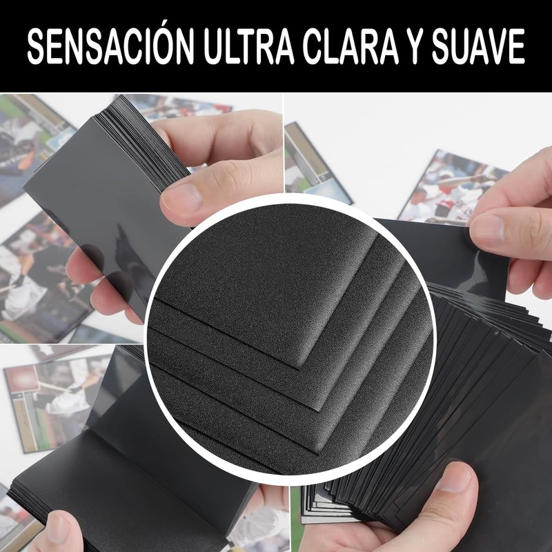 Funda Protectora De Cartas Tarjetas 200pcs, Card Sleeves Mica 66cm