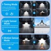 JIAXIZ Solar Shed Light - Pendant Light Indoor Outdoor,120 LED