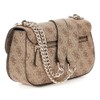 Guess Erica jeans monogram shoulder bag - Women, The Brown,