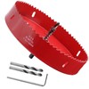 180mm/ 7" BI -Metal Hole Saw with Arbor, HSS Blade