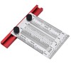 T Rule Stainless Steel Silver Scribing Ruler Woodworking Measuring Tool
