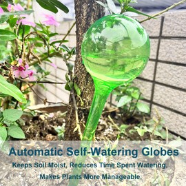 MOONSOUND MOONSOUND Plant Watering Dispenser, 10Pcs Plant Watering Devices, Premium Plant Automatic Waterer, Indoor Outdoor Plant Self Watering Spikes, Pot Flower Self Watering Bulbs