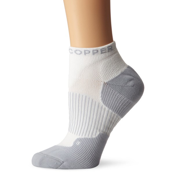 Tommie Copper - Women's Performance Compression Ankle Socks - White - 7-9.5