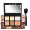 LORAC PRO Contour Palette & Contour Brush, Multi