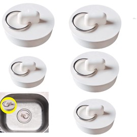 GWAWG Drain Stoppers 5PCS Rubber Plugs Bathtub Plugs Various sizes Suitable for bathtubs