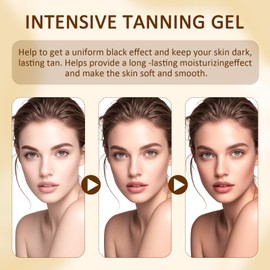 Tanning Accelerator Solarium, 100 g Solarium Cream, Self-Tanner, Tans Quickly and Moisturises the Skin, Instant Bronzer and Tan Enhancer, for Solarium and Sun