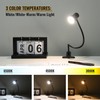CeSunlight Clip Desk Lamp, USB Reading Light, Flexible Neck Led