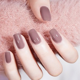 VENALISA 15ml Neutral Nude Gel Nail Polish, 15ml Pink Nude Gel Polish Natural Pink Color Spring Summer Soak Off UV LED Nail Gel Polish Nail Art Starter Manicure Salon DIY at Home, 0.53 OZ