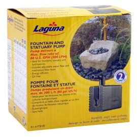 LAGUNA STATUARY & FOUNTAIN WATERFALL SUBMERSIBLE POND PUMP 80 GPH  HAGEN PT8100