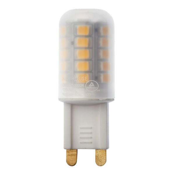 Newhouse Lighting G9 LED Bulb Halogen Replacement Lights, 3W (25W Equivalent), 260 Lumens, 120V, 3000K