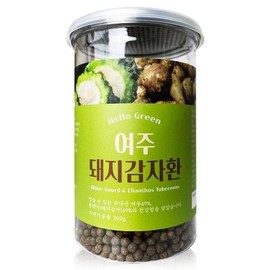 헬로우그린 국내산 여주 돼지감자 환 300g(통) Hello Green Domestic Bitter Melon Pungent Potato Tablet 300g (Whole)
