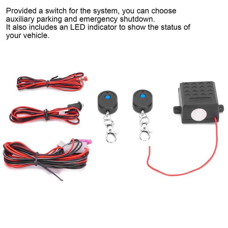 Intelligent Car Engine Immobilizer System Remote Control Anti Theft Anti