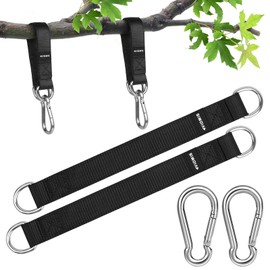 Viomis Premium Swing & Hammock Fixing Kit, Set of 2, Nylon with Heavy Duty Carabiners and D-Rings 200kg Load Capacity