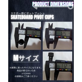Skateboard Bush Rubber Skateboard Truck Bush Rubber Pivot Bush Soft Medium Hard Cruiser Long Skateboard Surf Skates 80a/85a/90a/95a (PIVOT CUPS(M) 8pcs)