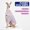 FUAMEY Stripe Shirt for Small Dogs Cats, Pullover Lightweight Sweatshirt