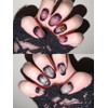 [Handmade nail tip] blooming - long stiletto / [수제네일팁] blooming