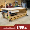 Heavy Duty Workbench Casters 3 Inch Retractable Casters with Lifting