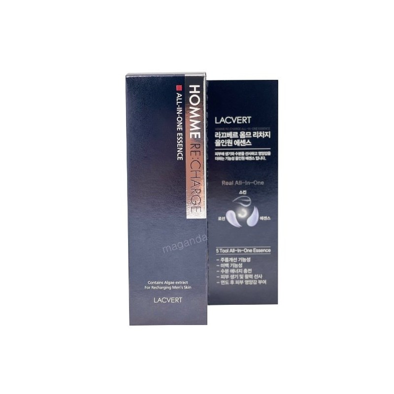 Lac Vert Homme Recharge All-in-One Essence 150ml / 라끄베르 옴므