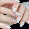 COSMOO- Esmalte de uñas de secado rápido blanco lechoso de