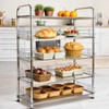 MorningRo 4 Pcs Chrome Wire Shelf Ledge 18" L x