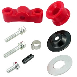 Shift Linkage Hardware Pin Clip and Energy Suspension Bushing Fit for Honda Civic CRX Acura Integra, Transmission Shifter Stabilizer Shifter Bushing Kit, Fit B Series Linkage and Swaps