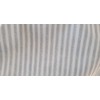Ivory and Gray Stripe Valance Curtain, Ticking Gray and Ivory