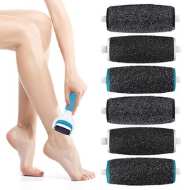 NOPKESV 6 Stück Ersatzrollen Kompatibel, 3 Arten von Rauheit, Nachfüllungen für Elektrische Fußfeile, Rollen für Pediküre, Hornhautentferner