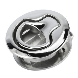 HYDDNice 4Pack 2-13/32" Dia. Flush Pull Hatch Latch 316 Stainless Steel Marine Boat Hatch Latch Pull - Non Locking (4)