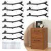 Bivethoi 10 Pack Twig Branch Drawer Handles Black Tree Branch