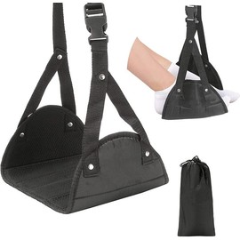 Foot Rest, Foot Rest, Hammock, Foot Support, Foldable, Prevents Foot Swelling, For Long-distance Travel, Office, Car, Airplane, Airplane Relaxation Goose For Cars, Shinkansen Night Bus, Desk, Chair, Storage Pack Included, Night Bus