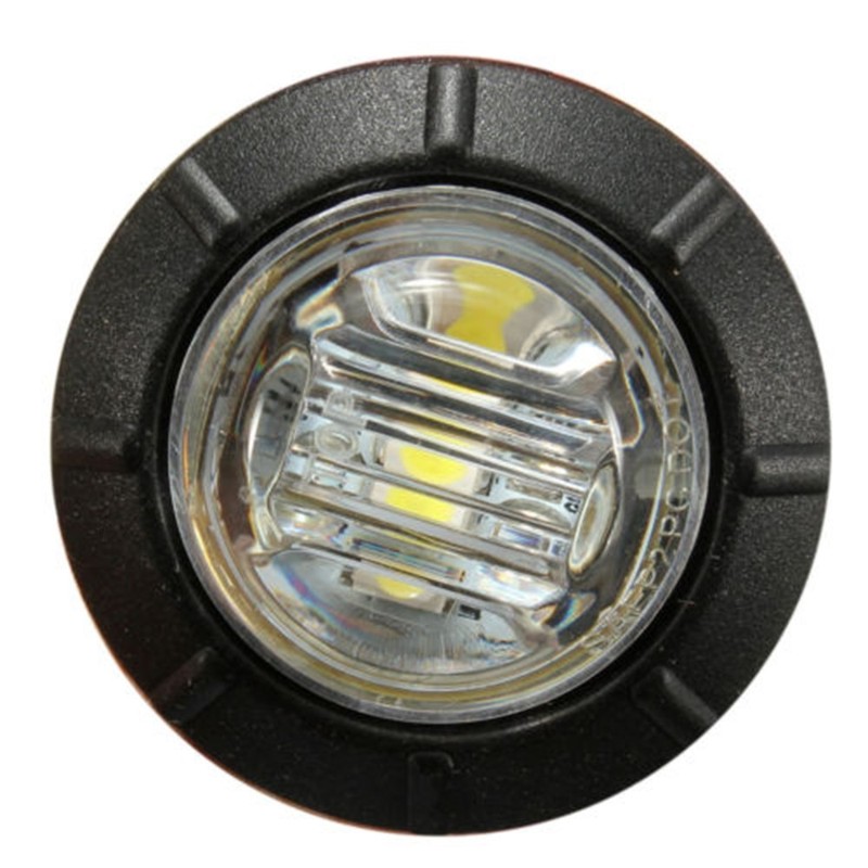 Ricoy 3/4" Round LED Underbody Rock Front Rear Side Marker