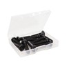cSeao 20pcs Black 1/4-20 x 5/8" Socket Cap Screws Allen