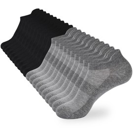 Varietyou Ankle Socks Women's and Mens - 6/10 Pairs Low Cut Tab & No Show Athletics Running Socks