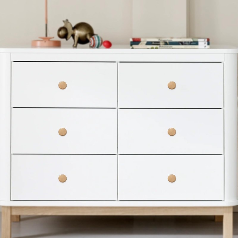 KOMOTIA 20 Pack Matte Black and Champagne Bronze Kitchen Cabinet