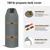 100lb Propane Tank Cover,600D Heavy Duty Waterproof Double Layer Oxford