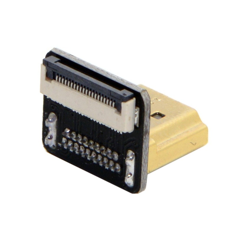 cyfpv Up de 90 grados Ángulo HDMI Tipo A macho