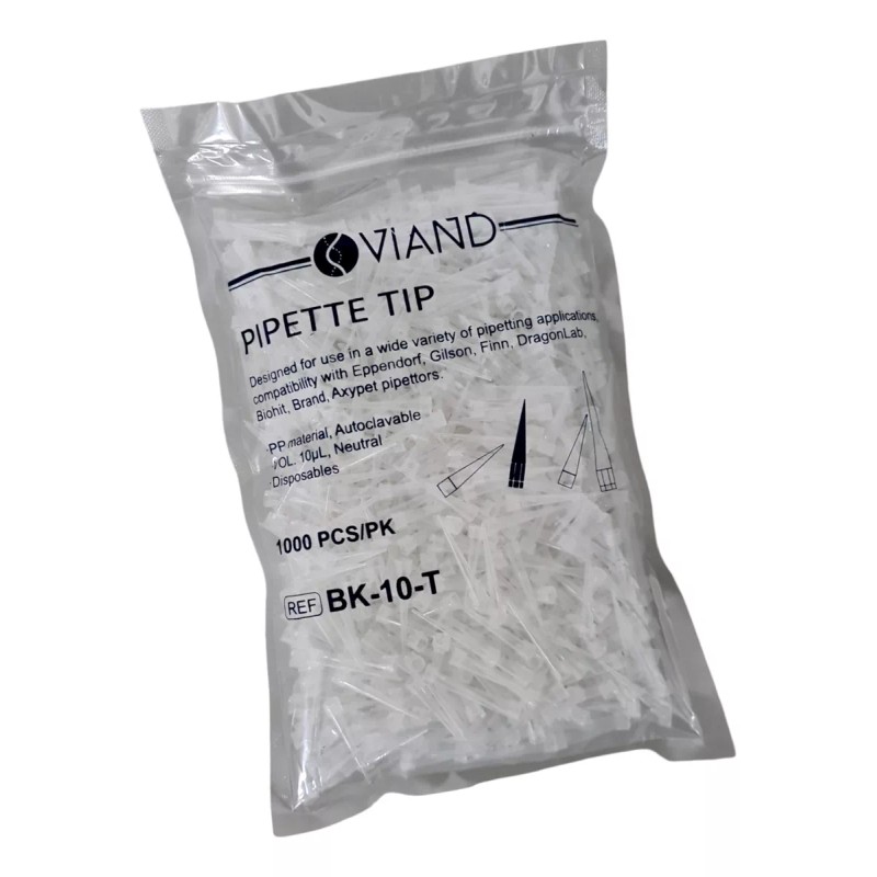 VIAND Puntas Esteriles Para Micropipeta 10ul Pk/1000 Viand