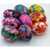 Needzo 9 Hand Painted Ukrainian Wooden Easter Eggs Pysanky Pysanki