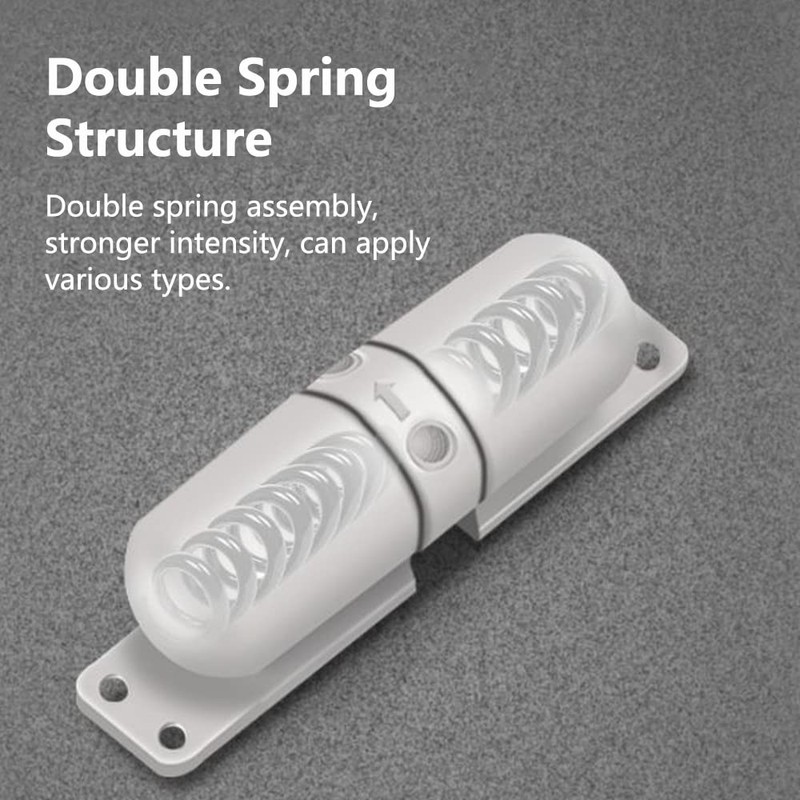 2 Pack Automatic Spring Closer, Stainless Steel Safety Spring Door