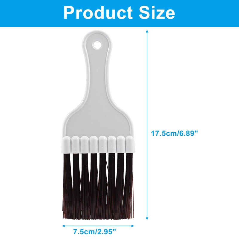 Jiozermi 2 Pcs Brown Air Conditioner Condenser Cleaning Brush Ac