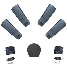 Klober Dry Verge Roof Edging Kit - 8 x Grey Dry Verge Units, 1 x Domed Apex End Cap & 2 x Starter Closure Kits
