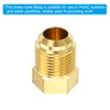 PATIKIL Male 5/8 Inch Brass Seal Plug, Pack of 3,