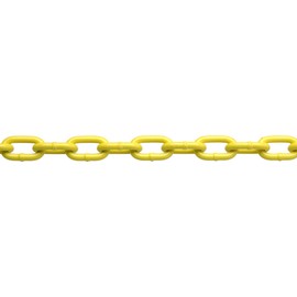 Campbell PD0725027 System 3 Grade 30 Low Carbon Steel Proof Coil Chain on Reel, Yellow Polycoated, 3/16" Trade, 0.21" Diameter, 100' Length, 800 lbs Load Capacity