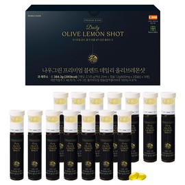 나우그린 프리미엄 블렌드 데일리 올리브레몬샷, 14회분, 1개 Nowgreen Premium Blend Daily Olive Lemon Shot, 14 Servings, 1 Piece