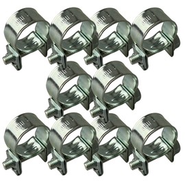 TR Cable 11-13mm Zinc Plated Mini Fuel Hose Line Pipe Clips x10