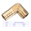M METERXITY Brass Hose Pipe Fittings - 90 Degree Angle