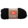 Red Heart Scrubby Yarn – Polyester Specialty Yarn – Black
